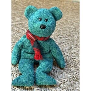 Classic Vintage Beanie Baby Wallace Bear Toy